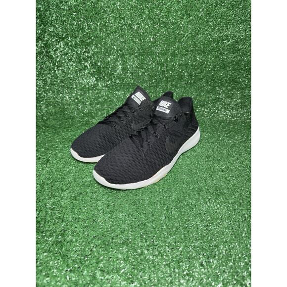 Nike Free TR Flyknit 2 Training Shoes Sneakers Black White Women’s Size 8 904658 - Picture 3 of 9